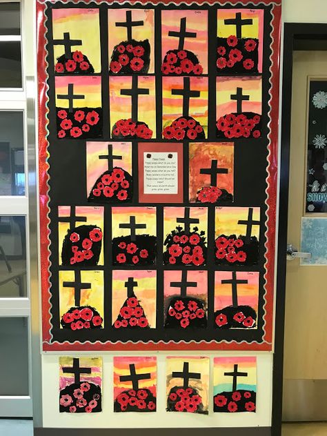 Kids Remembrance Day Crafts, Rembrance Day Craft, Grade 3 Remembrance Day Art, Anzac Day Art For Kids, Remembrance Art Ks2, Remembrance Day Art Grade 5, Remembrance Day Art Grade 6, Remembrance Day Art For Kids, Remembrance Craft