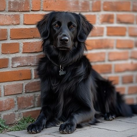 Flat-Coated Retriever: The Friendly and Energetic Water Dog The Flat-Coated Retriever is a medium-sized breed known for its friendly, outgoing personality and love of water. They are often used as hunting dogs, but they also make excellent family companions. Key Characteristics: Double Coat: Their thick, flat-lying coat is water-resistant, making them well-suited for swimming and outdoor activities. Intelligent and Trainable: Flat-Coated Retrievers are intelligent and eager to please, maki... Flat Coat Retriever, Black Retriever, Outgoing Personality, Flat Coated Retriever, Dog Stories, Water Dog, Hunting Dogs, Dog Breeds, Outdoor Activities