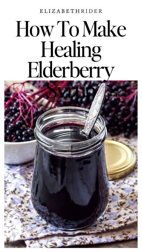 Make Elderberry Syrup, Homemade Elderberry Syrup, Elderberry Syrup Recipe, Homemade Elderberry, Elderberry Recipes, Elderberry Syrup, Syrup Recipe, Homemade Remedies, Be Natural