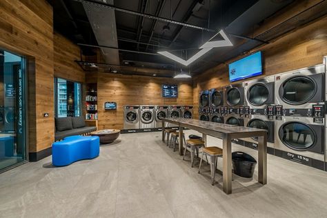 Laundromat Design, Laundry Lounge, Laundromat Business, Self Service Laundry, Laundry Business, Coin Laundry, Commercial Laundry, Laundry Solutions, Laundry Mat