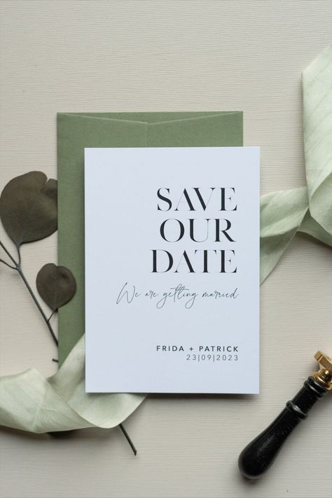 Save-the-Date-Karte “Modern Chic” | Einladungskarte, Greenery, Eukalyptus, Hochzeitseinladung 3 day rule dating dating in your 60s dating sites free in south africa match dating reddit dating dating format for yahoo #SavetheDateKarte #Modern #Chic #Einladungskarte #Greenery #Eukalyptus #Hochzeitseinladung Sabe The Date, Save The Date Pictures, Modern Chic Wedding, Destination Wedding Decor, Modern Save The Dates, Save The Date Designs, Green Wedding Invitations, Minimalist Wedding Invitations, Save The Date Invitations