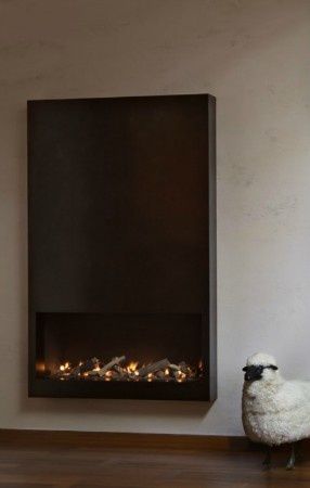 Sleek Fire Place. The Heat, Mounted Fireplace, Fireplace Hearth, Contemporary Fireplace, Stove Fireplace, Light My Fire, Modern Fireplace, Home Fireplace, Top Interior Designers