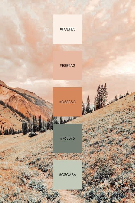 Western Color Scheme, Desert Color Palette, Earth Colour Palette, Earth Tone Color Palette, Hex Color Palette, Earth Tone Color, House Color Palettes, Desert Colors, Nature Color Palette