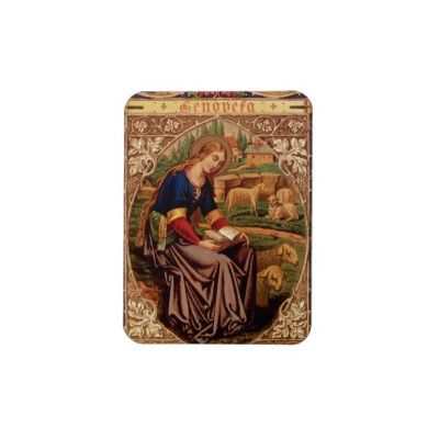 Saint Genevieve Saint Genevieve, Rosary Meditations, St Genevieve, Mama Mary, Mary I, Tying The Knot, Catholic Art, God Loves Me, Bible Stories