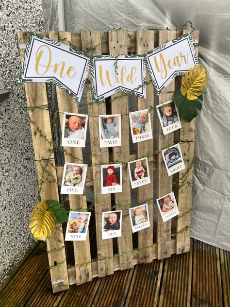 Rustic style safari photo prop diy party decor Diy Wild One Birthday Decorations, Safari Diy Decorations, Jungle Theme 1st Birthday Party, Diy Party Decor, Jungle Theme Birthday Party, Lion King Party, Safari Photo, 1st Birthday Party For Girls, Baby Birthday Decorations