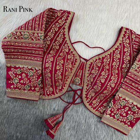 ❤️❤️ Blousewala ❤️❤️ 21 Inch Long Sleeves Backless Bridal Look Blouse Heavy Embroidery Bridal Work Blouse FABRIC Heavy Timo Silk SIZE Plus Size 42 Ready ulter upto 44 Inch Beautiful Bridal Design With Beautiful Same Work Latkans Heavy 21 Inch Long Sleeves COLOUR 11 colour available #blouse #blousewala #pearl fashion#blouselabuh #blousecewek #sareeblouse #blousehijab #blouses #blousemurahmalaysia #sayajualblouse #bajublouse #jualblousemurah Pola Blus, Stretchable Blouse, Sari Design, Choli Blouse, Bridal Design, Fashionable Saree Blouse Designs, Pearl Fashion, Indian Saree Blouse, Indian Party Wear