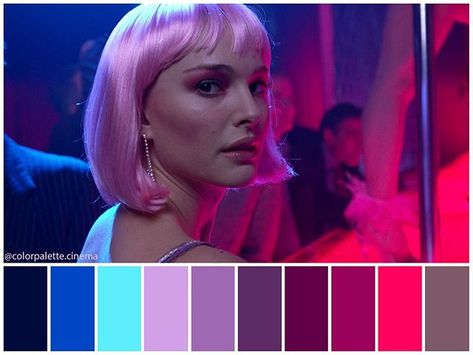 Closer 2004, Pink Film, Color In Film, Movie Color Palette, Color Theory Art, Mike Nichols, Cinema Colours, Color Script, Cinematic Lighting