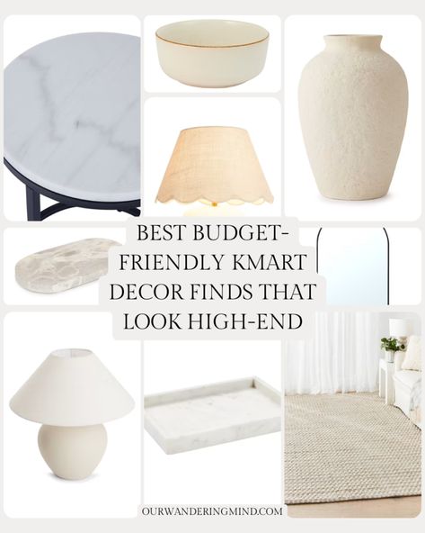 Affordable Kmart Australia Home Decor Finds That Look Expensive - Our Wandering Mind Kmart Decor, Kmart Australia, Kmart Hacks, Australia Home, Home Decor Finds, Chic Lighting, Home On A Budget, Look Expensive, Marble Tray