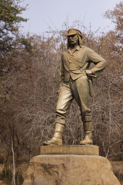 Statue of David Livingstone, Victoria Falls, Zimbabwe by Richard Ainsworth Victoria Falls Zimbabwe, Statue Of David, David Livingstone, Livingstone, Victoria Falls, Art Culture, Zimbabwe, Livingston, Statue