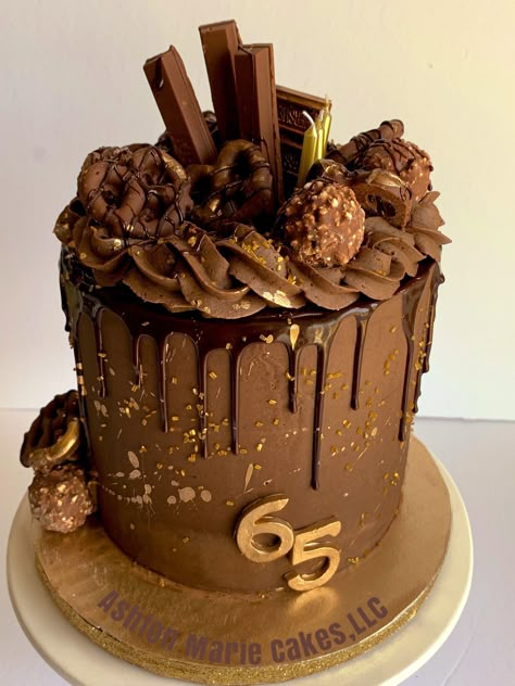 Chocolate Cake For 50th Birthday, Chocolate Cake With Chocolate Decoration, Over The Top Chocolate Cake, Men’s Chocolate Birthday Cake, Cake Decorated With Chocolates, Chocolate Cake For Men Birthdays, Mens Chocolate Birthday Cake, Chocolate 30th Birthday Cake, Chocolate On Chocolate Birthday Cake