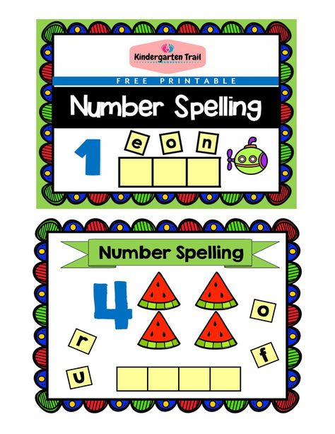 Practice spelling number words with these cards. Free Printable!  =) Spelling Numbers Activities, Number Spelling Activities, Number Words Activity, Number Words Activities, Spelling Numbers, Number Games For Kids, Kindergarten Spelling, Number Spelling, Spelling Strategies