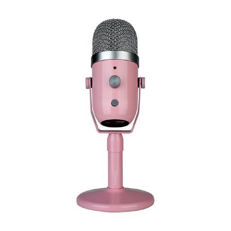 Pink Microphone Aesthetic, Pink Microphone, Microphone For Gaming, Gaming Supplies, Gaming Desk Setup, Voice Overs, Gaming Microphone, Music Recording, Dream Pictures