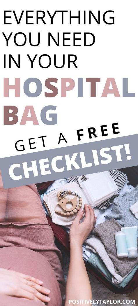 pregnant woman packing hospital bag Women Hospital, Labor Hospital Bag, Bag Checklist, Hospital Bag Checklist, Free Checklist, Labor Delivery, Birth Plan, Give Birth, Printable Checklist