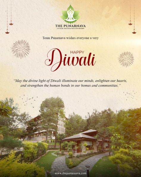 Diwali Holiday, Nature Tourism, Resort Luxury, Digital Advertising Design, Background Nature, Poster Template Design, Festivals Of India, Diwali Greetings, Holiday Hotel