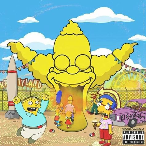 TRAVIS SCOTT's album cover as a cartoons The Simpsons Characters, Basketball Drawings, A Silent Voice Anime, Old Cartoon Network, Cactus Pictures, Trippy Cartoon, Rap Album Covers, Album Artwork Cover Art, Simpsons Characters