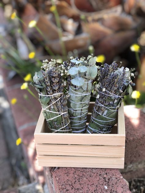 White Sage And Lavender, Lavender And Sage Aesthetic, Homestead Gifts, Joker Christmas, Eucalyptus And Lavender, Farmers Market Stand, Sage Bundles, Sage Eucalyptus, Sage And Lavender