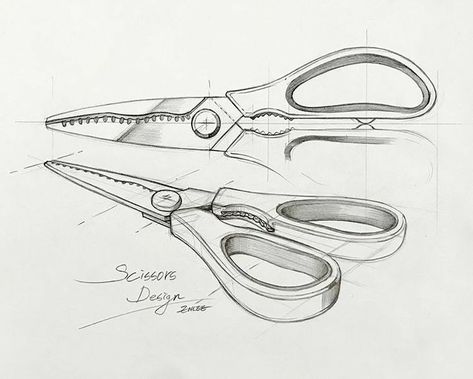 Sketch, draw, pencil , scissors Scissors Drawing, Sketch Perspective, Scissors Design, Draw Pencil, Perspective Sketch, Design Sketching, Realistic Sketch, Perspective Drawing Lessons, Art Journal Prompts