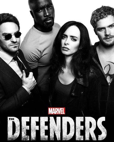 New poster of Netflix Defenders #DEFEND #Daredevil #JessicaJones #LukeCage #IronFist Marvel Defenders, Batman Watch, Mike Colter, Mighty Mike, Elodie Yung, Defenders Marvel, The Defenders, Marvel Netflix, Krysten Ritter