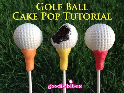 Golf Ball Cake Pops, Golf Ball Cake, Cake Pop Tutorial, Golf Cake, Golf Birthday Party, Ball Cake, Golf Party, Golf Theme, Golf Tips For Beginners