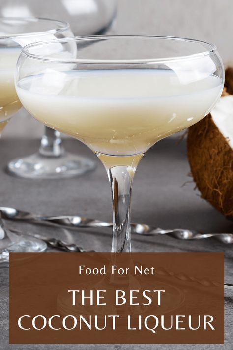 Coconut Liqueur Drinks, Coconut Liquor Recipes, Coconut Cream Liquor Recipes, Coconut Liqueur, Liqueur Drinks, Liquor Recipes, Coconut Candy, Gin Liqueur, Coconut Drinks