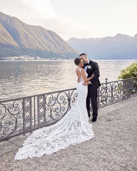 Lost In Love Photography on Instagram: "As we plan this year’s European summer season, we can’t help but look back on Ashley + Steven’s epic weekend at Lake Como’s iconic Villa Balbiano 💫 We are oh so excited to be back in some of our favourite locations around the world this July - September. Our bookings for this season are almost full — enquire at the link in our bio to secure your 2023 date or to join our waitlist for 2024 🤍 @stoykaa_ @stevepalladino @villa_balbiano @riccardociceri @pninat Wedding Dress Lake Como, Italian Villa Wedding Dress, Lake Como Wedding Dress, Pnina Tornai Wedding Dress, Lost In Love, Destination Wedding Italy, Elopement Wedding Dresses, Bride Wedding Dress, Europe Wedding