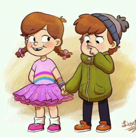 Baby Pines Dipper E Mabel, Dipper Y Mabel, Monster Falls, Desenhos Gravity Falls, Gravity Fall, Dipper And Mabel, Gravity Falls Fan Art, Gravity Falls Comics, Reverse Falls