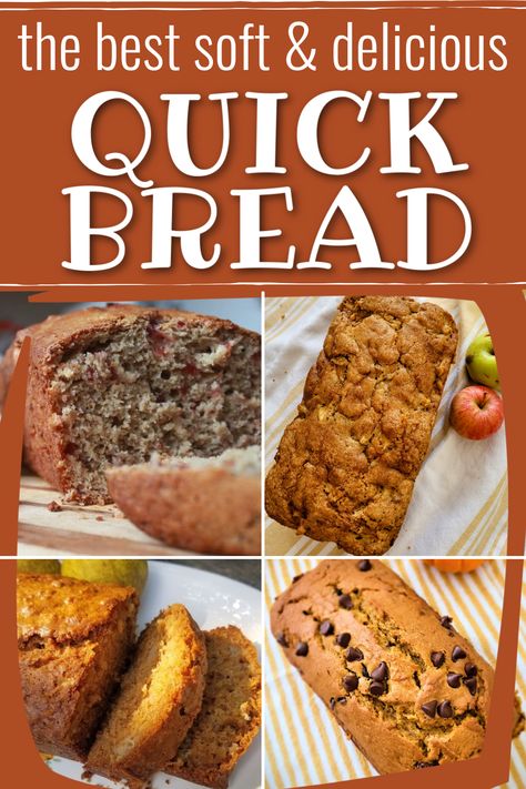 Bundt Bread Recipes, Quick Bread Recipes Sweet, Quick Dinner Bread, Quick Breads Recipes, Easy Quick Bread Recipes, Easiest Bread Recipe Ever, Egg And Bread Recipes, Fancy Baking, Bread Quick