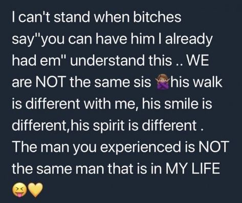 No seriously. Even bitches mama told me he’s happier with me! What does that say!!! HE RUN DIFFERENT WITH ME. DONT LET HIM FOOL YOUUUU. We Are Not The Same Sis Quote, Baby Mama Drama Quotes, Mama Quotes, Petty Quotes, Ex Quotes, Mom Life Quotes, Drama Quotes, Realest Quotes, Badass Quotes