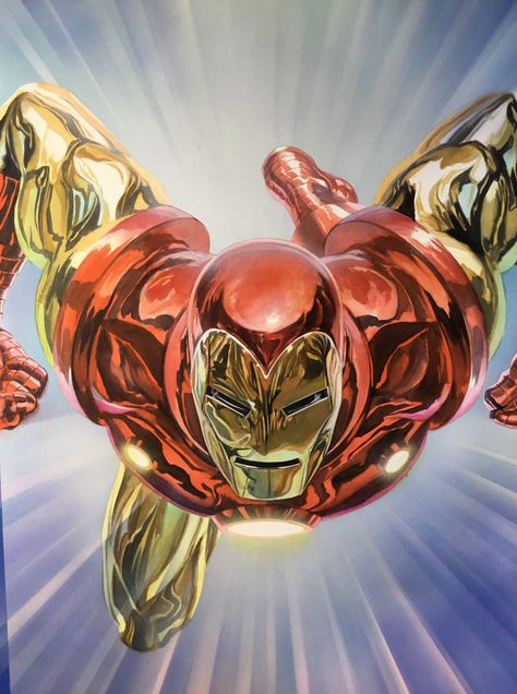 Alex Ross on Twitter: "#Marvelocity #art #FridayFeeling #FridayVibes @comics_mercury… " Darkhorse Comics, Iron Man Poster, Poster Marvel, Iron Man Comic, Arte Nerd, Comics Anime, Ralph Mcquarrie, Iron Man Art, Iron Man Tony Stark