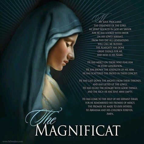 THE MAGNIFICAT Magnificat Prayer, Rosa Mystica, Happy Birthday Wishes Pics, Birthday Wishes Pics, Religious Photos, O My Soul, Catholic Women, Give Me Jesus, Jesus Faith