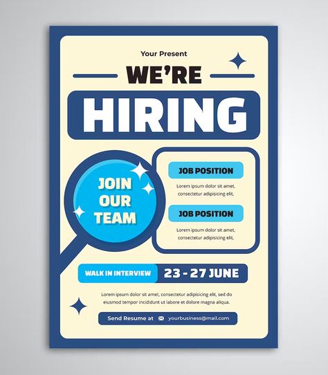 We're Hiring Design, We're Hiring Poster Design, Business Event Poster Design, Hiring Poster Creative, Hiring Advertisement, Event Poster Design Inspiration, Hiring Flyer, Hiring Poster, Job Poster