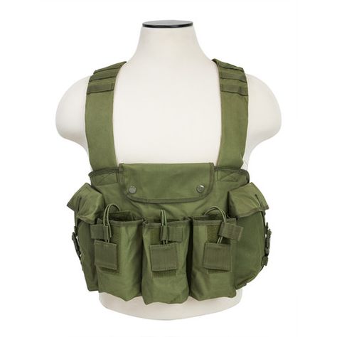 Chest rig / light weight magazine and equipment carrier for AR, SKS or other platforms. Can be worn under your jacket when in the bush to keep equipment close without needing a backpack.  With 3 double magazine pouches 2 large Utility Pouches on each side of the chest rig with quick connect buckle flaps 1 central chest compartment with button snaps  Adjustable waist strap with quick connect buckles - maximum girth of 48" Padded shoulder straps with Molle webbing Tactical Ak, Belly Pouch, Colonel Mustard, Tactical Chest Rigs, Molle Webbing, Utility Pouch, Magazine Pouches, Plate Carrier, Digital Camo