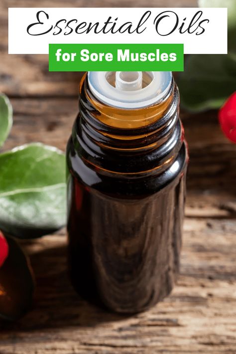 Suffer from having sore achy muscles from a long day at the office, overdoing it, or picking up kids all day? Use these 6 essential oils for muscle pain! Essential Oils For Muscle Pain, Essential Oils Muscle Pain, Muscle Relief Essential Oil, Sore Calves, Sore Muscle Relief, Oregano Essential Oil, Muscle Rub, Essential Oils For Pain, Muscle Relief