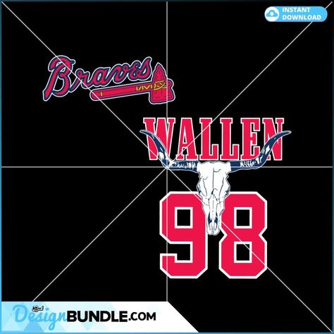 Morgan Wallen Country Music Braves 98 SVG Cricut Files Check more at https://bestdesignbundle.com/product/morgan-wallen-country-music-braves-98-svg-cricut-files-svg050723t009/ Morgan Wallen, Cricut Files, Svg Cricut, Graphic Designers, Svg Design, Country Music, Silhouette Cameo, Cricut Design, Svg Files