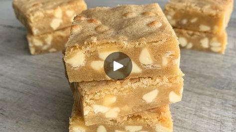 5.5K views · 250 reactions | Best Soft and Chewy Blondies 😍 | Better Basics Episode 3: How to make the best soft and chewy blondies 😍

These blondies are super soft and chewy! They’re packed with white chocolate... | By Fitwaffle | Welcome back to Better Basics.
If you've ever struggled baking blondies, I got you. People
usually make two simple mistakes and we're going to fix
them. Just cream together, soften butter, light brown
sugar, and granulated sugar until light and fluffy. Then
add one egg and one egg yo. You can save the white to add to an
omelet or something. Next, we're adding in the vanilla. I
remembered it this time. Now, this is the first mistake. You
don't whisk it enough. You need to whisk the mixture until it's
really thick and light and fluffy. This is going to help
it s Fitwaffle Kitchen, Chewy Blondies, Custard Powder, One Egg, Blondies Recipe, Soft Sugar, Bar Cookies, Plain Flour, Egg Yolk