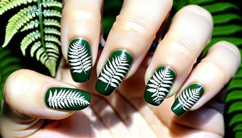 Bring the outdoors to your fingertips! Try chic, nature-inspired fern nail art and slay your manicure game! #NailArt #FernNails #DIYNails #BeautyTrends #NatureInspired https://fitgag.com/fern-nail-art/4644/ Beauty Trends, Diy Nails, The Outdoors, Nature Inspired, Fern, Nature Inspiration, Manicure, Nail Art, Nails