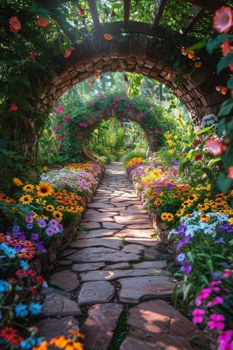 Elvish Garden Ideas, Natural Walkways Paths, Enchanted Pathway, Whimsical Backyard, Garden Planning Layout, Vegetable Garden Diy, Moon Garden, Gnome House, Garden Pathway