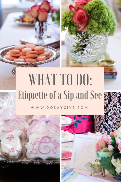 The Etiquette of a Sip and See Baby Boy Sip And See, Sip And See Party, Sip N See, Welcome Baby Party, Sip And See, Welcome Home Baby, Girls Names, Diy Kosmetik, School Friends