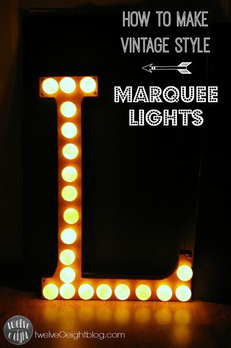 Monogram Much? Brightene it Up with String Lights Décor Diy Luminaire, Marquee Lights, Marquee Sign, Marquee Letters, Sign Ideas, Copper Foil, Diy Vintage, Vintage Copper, My New Room