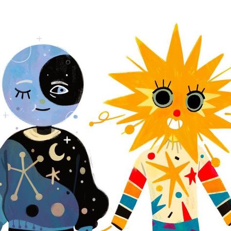 14K likes, 82 comments - holiventrae on June 15, 2020: "star//moon 🏳️‍🌈 #illustration". Sun Illustration, Boy Illustration, Moon Illustration, Star Moon, June 15, Moon Child, Children Illustration, Moon, Stars