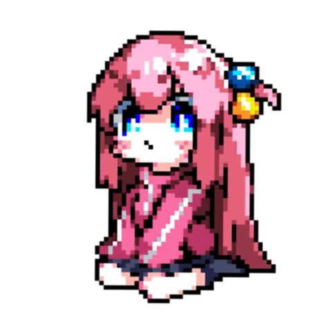 Piskel Art, Pixel Art Tutorial, Arte 8 Bits, Pixel Art Templates, Cute Bunny Cartoon, Cool Pixel Art, Pixel Drawing, Pix Art, Anime Pixel Art