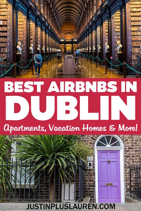 These are the best airbnbs in Dublin, Ireland to call home. Browse these handpicked, unique accommodations in the best neighborhoods. Where to stay in Dublin | Dublin neighborhoods | Dublin hotels | Dublin apartments | Best hotels in Dublin | Best accommodation Dublin | Where to stay in Ireland | Dublin Airbnbs | Dublin places to stay Dublin Neighborhoods, Dublin Apartment, Dublin Hotels, Europe Honeymoon, Ireland Dublin, Dublin Castle, Cheap Vacation, Visit Ireland, Dublin City