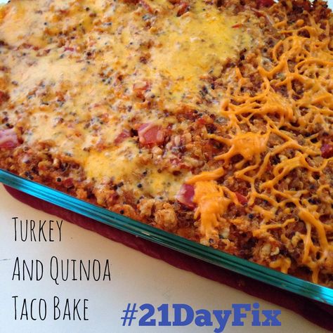 Yummy In My Tummy: 21 Day Fix Approved Taco and Quinoa Taco Bake 21 Day Fix Quinoa Recipes, Yummy In My Tummy, Quinoa Tacos, Arbonne Recipes, 21 Day Fix Diet, 21 Day Fix Meal Plan, Beachbody Recipes, Taco Bake, 21 Day Fix Meals