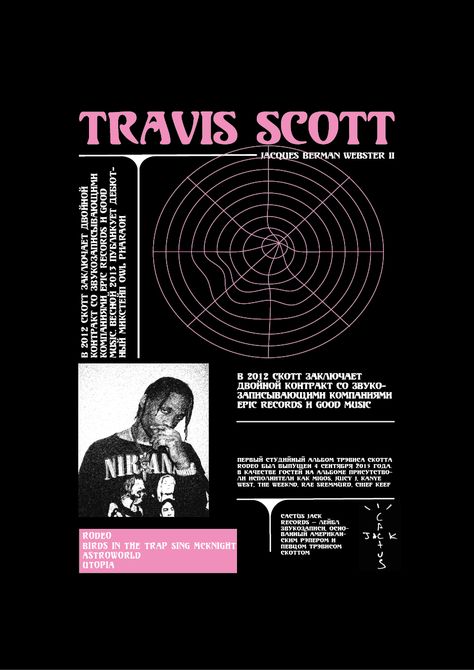 Hip Hop Design Posters, Travis Scott Prints, Hip Hop Graphic Tees, Travis Scott Poster Vintage, Poster Prints Travis Scott, Graphic Design Rappers, Travis Scott Poster Design, Travis Scott Tshirt Design, Travis Scott Graphic Design