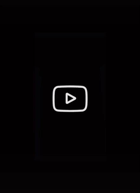 Black YouTube icon Instagram Highlights Icons, Logo Video, Black And White Instagram, Black App, Screen Icon, Simple Designs To Draw, Iphone Black, Ios Design, Ios App Icon Design