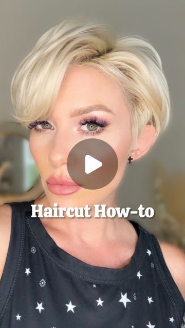 Melissa Smith - Over 40 Hair & Selfcare | Haircut how-to-stacked short bob with a shaved nape & layers for texture. My hair is fine with medium density. Nape shaved with a 3 guard.... | Instagram Above The Ear Bob Haircut, Bob Undercut With Bangs, Shaved Bob Haircut Undercut, Over 40 Hair, Shaved Bob, Shaved Hair Women, Melissa Smith, Nape Undercut, Asymmetrical Pixie