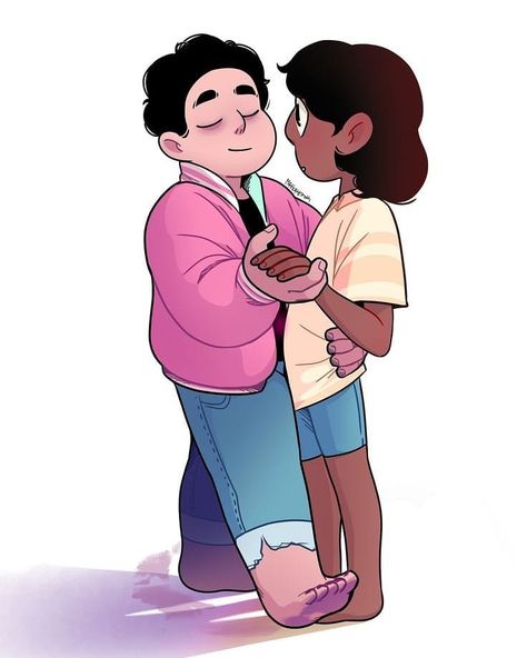 Stevonnie Ship, Connie Steven Universe, Steven Universe Fan Fusions, Connie Stevens, Steven Universe Ships, Greg Universe, Steven Universe Movie, Steven Universe Au, Steven Universe Memes