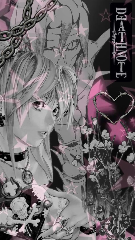 Misa #misaamane #deathnote #manga #anime #wallpaper #vibes #tv Misa Wallpaper, Skull Face Makeup, Wallpaper Vibes, Iphone Homescreen Wallpaper, Cute Makeup Looks, Skull Face, Manga Love, Homescreen Wallpaper, Video Game Characters