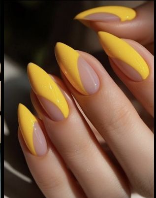 Dark Yellow Nails, Yellow Nails, Dark Yellow, Nails, Yellow