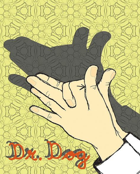 Dr. Dog  llayne777@flickr Dr Dog Band, Dr Dog Poster, Dr Dog, Dog Face Drawing, College Poster, Dog Paw Tattoo, Diy Gallery Wall, 16x20 Poster, Dorm Posters